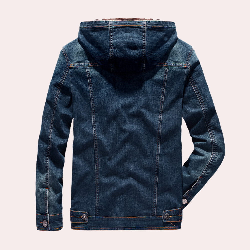 Mænds Denim Jakke Casual Stil 2