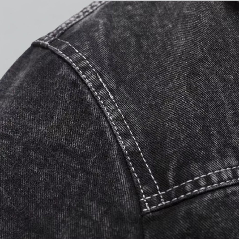 Mænds Denimjakke Fleeceforet 3