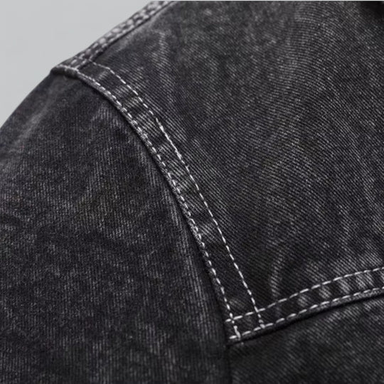 Mænds Denimjakke Fleeceforet 3