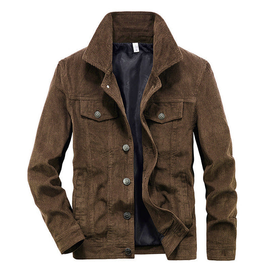 Mænds Fløjlsjakke Casual Stil Moderne 1