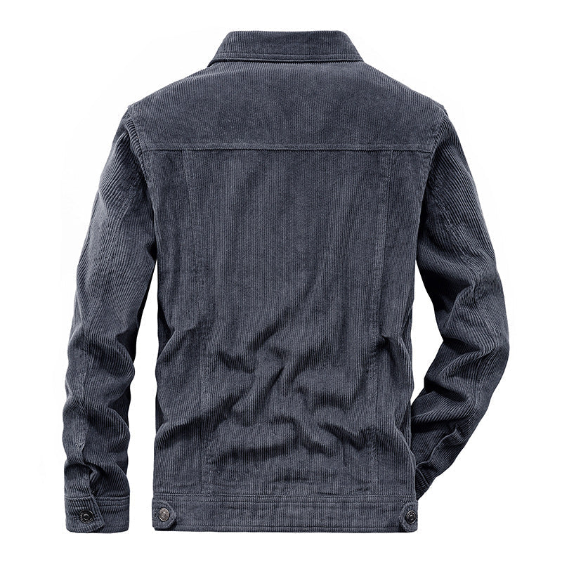 Mænds Fløjlsjakke Casual Stil Moderne 2