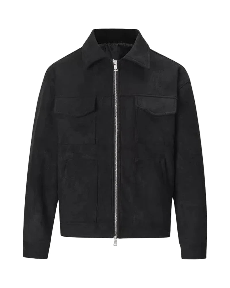 Mænds Fritidsjakke med Lynlås og Lommer 0