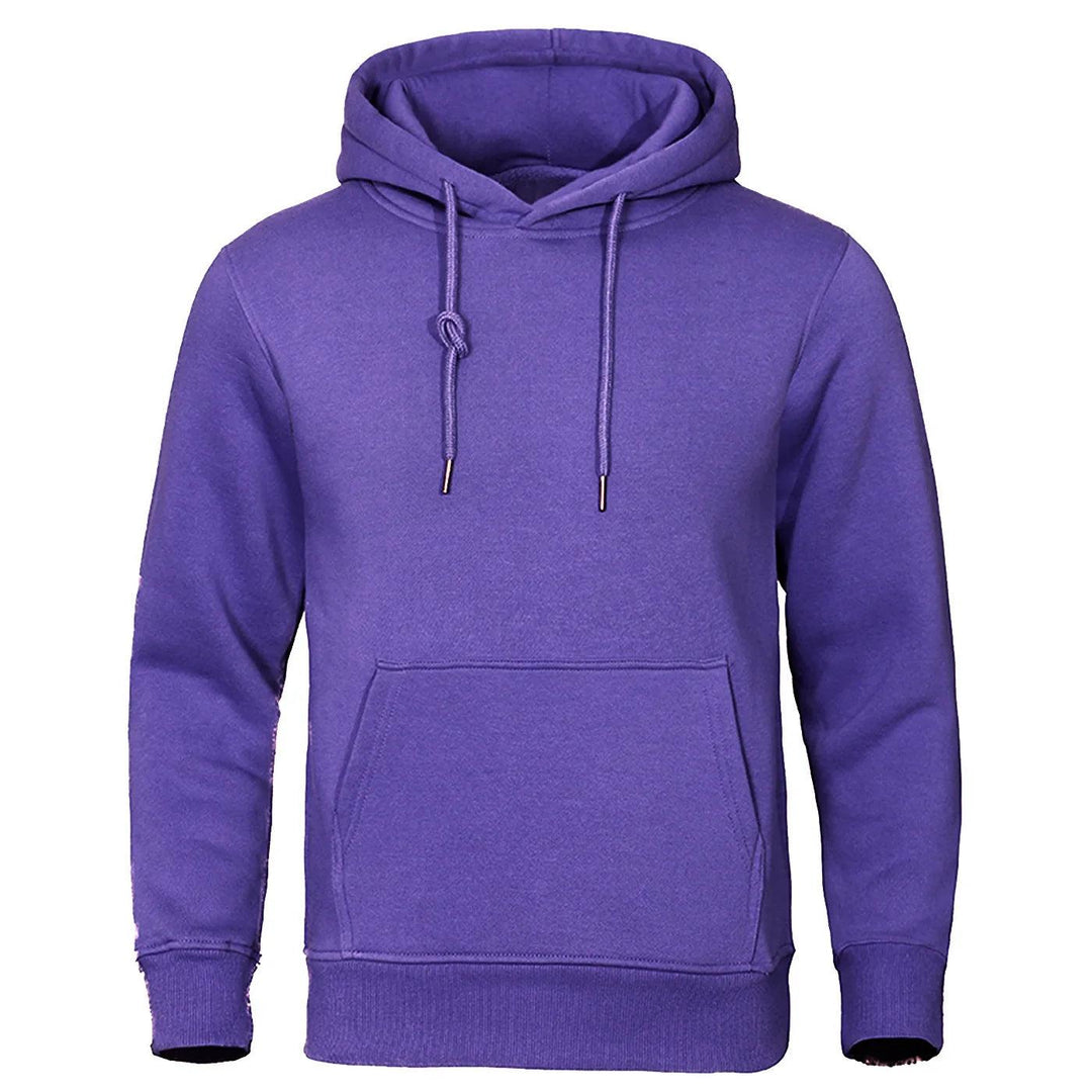 Mænds Hættetrøje Casual Fleece 8