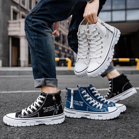 Mænds Høje Sneakers Urban Stil 3