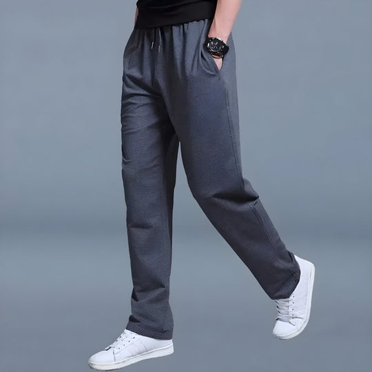 Mænds Joggingbukser Oversized Silhuet Komfortable Grå Bukser 2