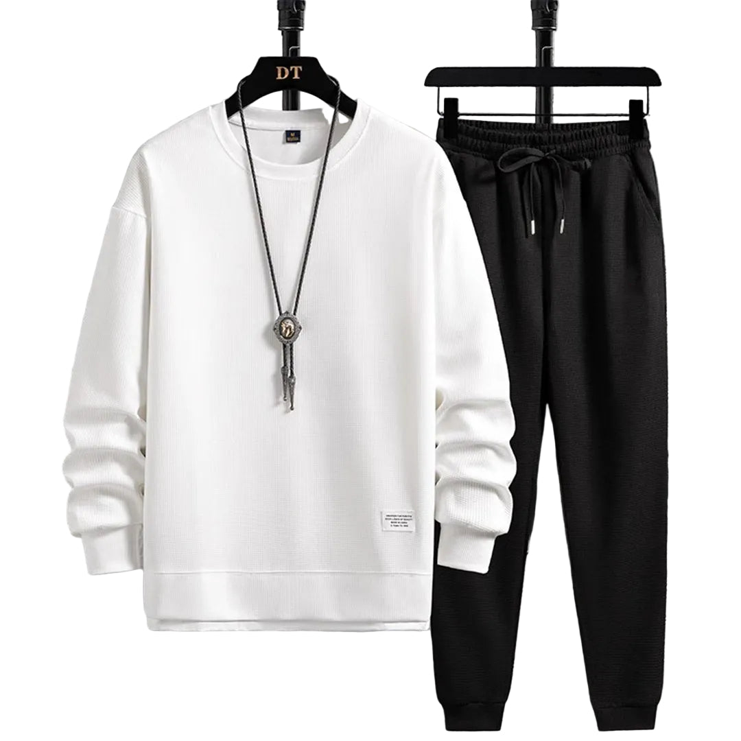 Mænds Joggingdragt Sæt Trendy Design 0
