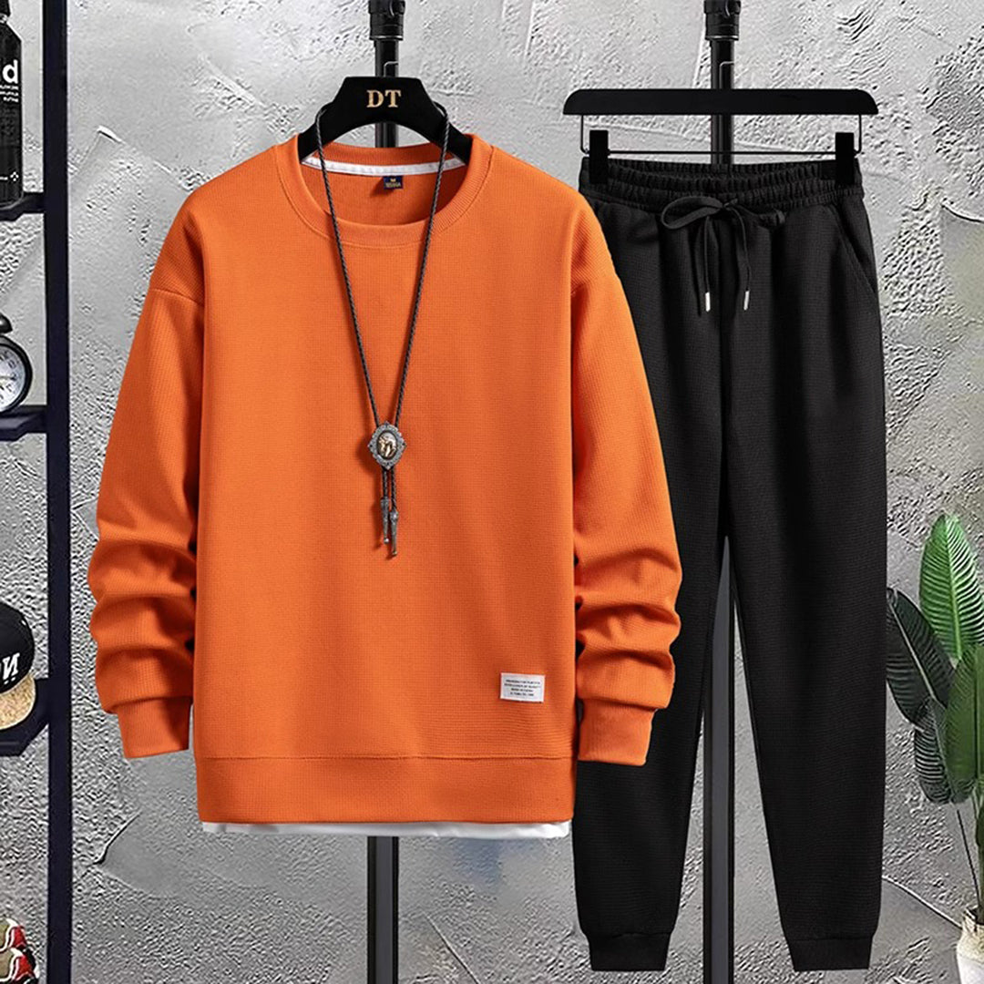 Mænds Joggingdragt Sæt Trendy Design 1