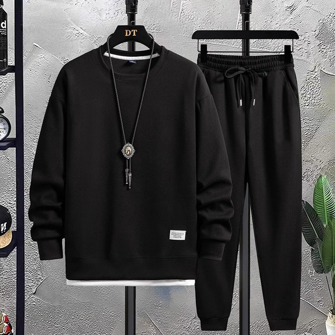 Mænds Joggingdragt Sæt Trendy Design 4