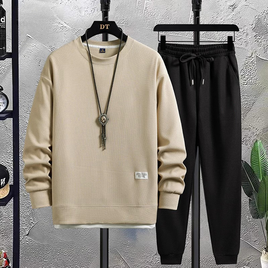 Mænds Joggingdragt Sæt Trendy Design 5