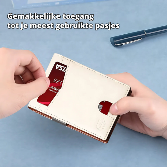 Mænds Kompakt Design RFID Læderpung 1