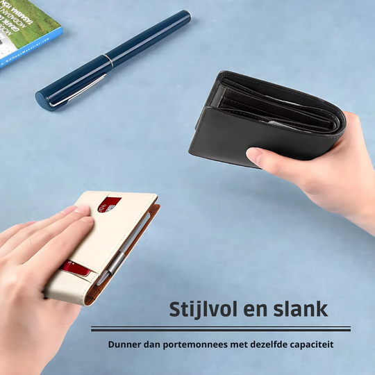 Mænds Kompakt Design RFID Læderpung 2