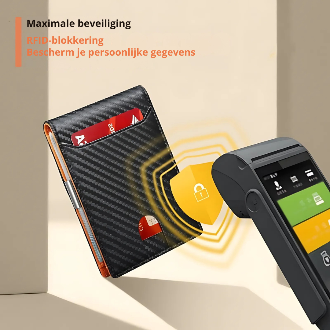 Mænds Kompakt Design RFID Læderpung 5
