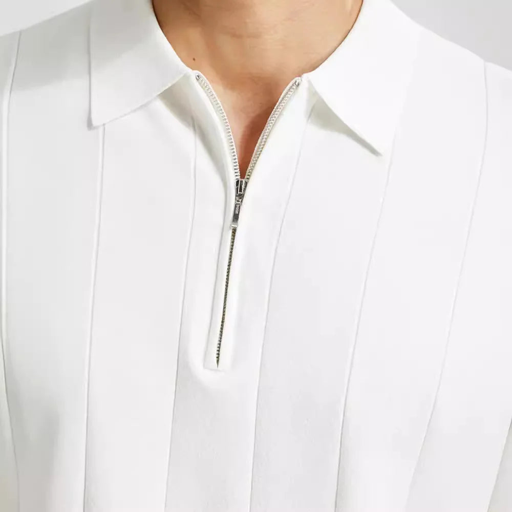 Mænds Kort Poloshirt Slank Pasform 3