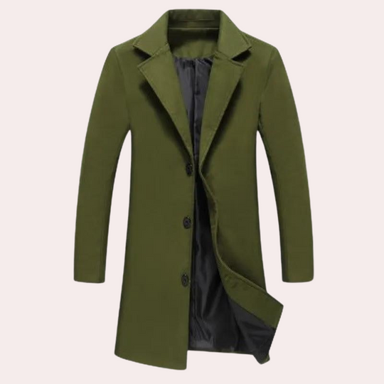 Mænds Lang Frakke Moderne Stil 5