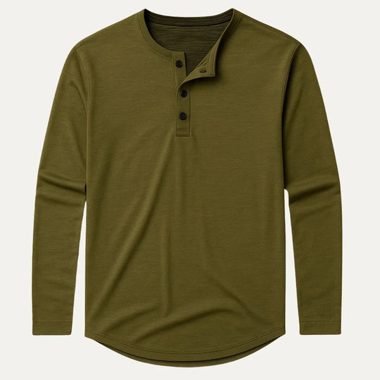 Mænds Langærmet Polo T-shirt Casual Stil 1