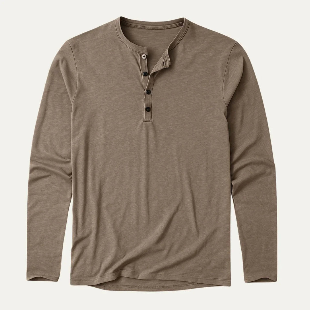 Mænds Langærmet Polo T-shirt Casual Stil 3