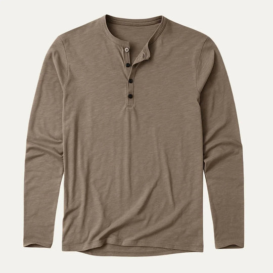 Mænds Langærmet Polo T-shirt Casual Stil 3