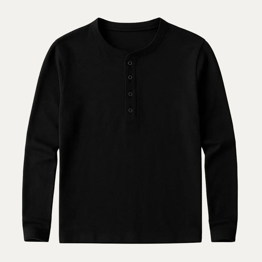 Mænds Langærmet Polo T-shirt Casual Stil 4