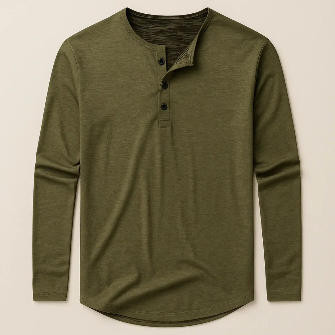 Mænds Langærmet Polo T-shirt Casual Stil 5