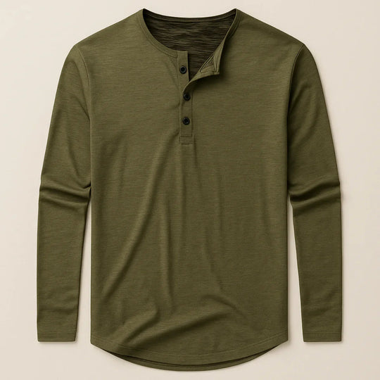 Mænds Langærmet Polo T-shirt Casual Stil 5
