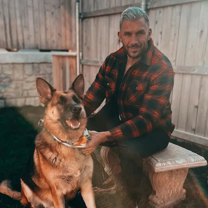 Mænds Langærmet Skjortekavaj i Rutig Design 8