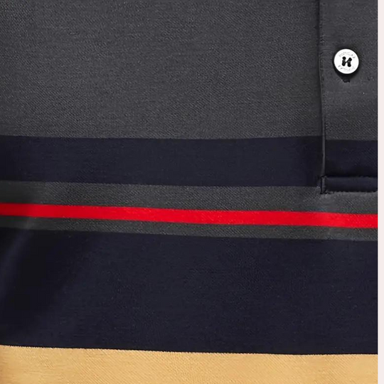 Mænds Langærmet T-shirt med Striber 3