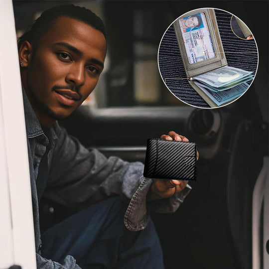 Mænds Minimalistiske Pung med RFID-Beskyttelse 5