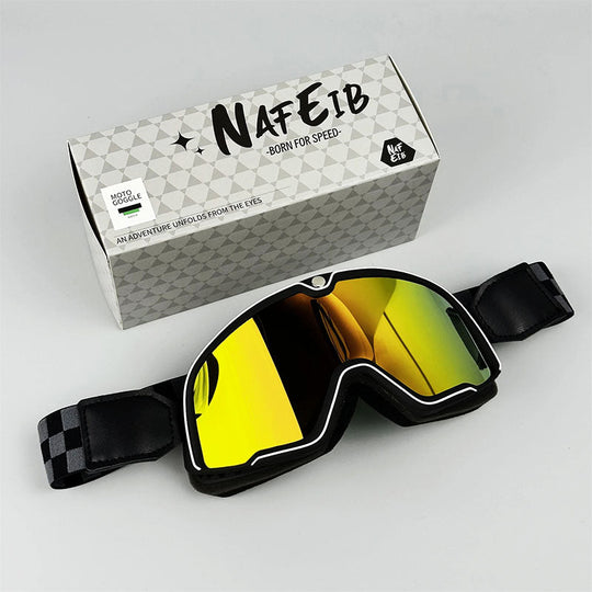 Mænds Motorcykelbriller Retro Stil 11