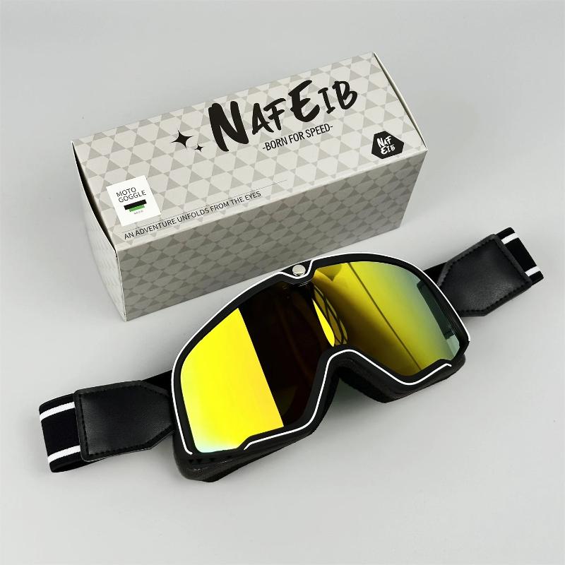 Mænds Motorcykelbriller Retro Stil 5