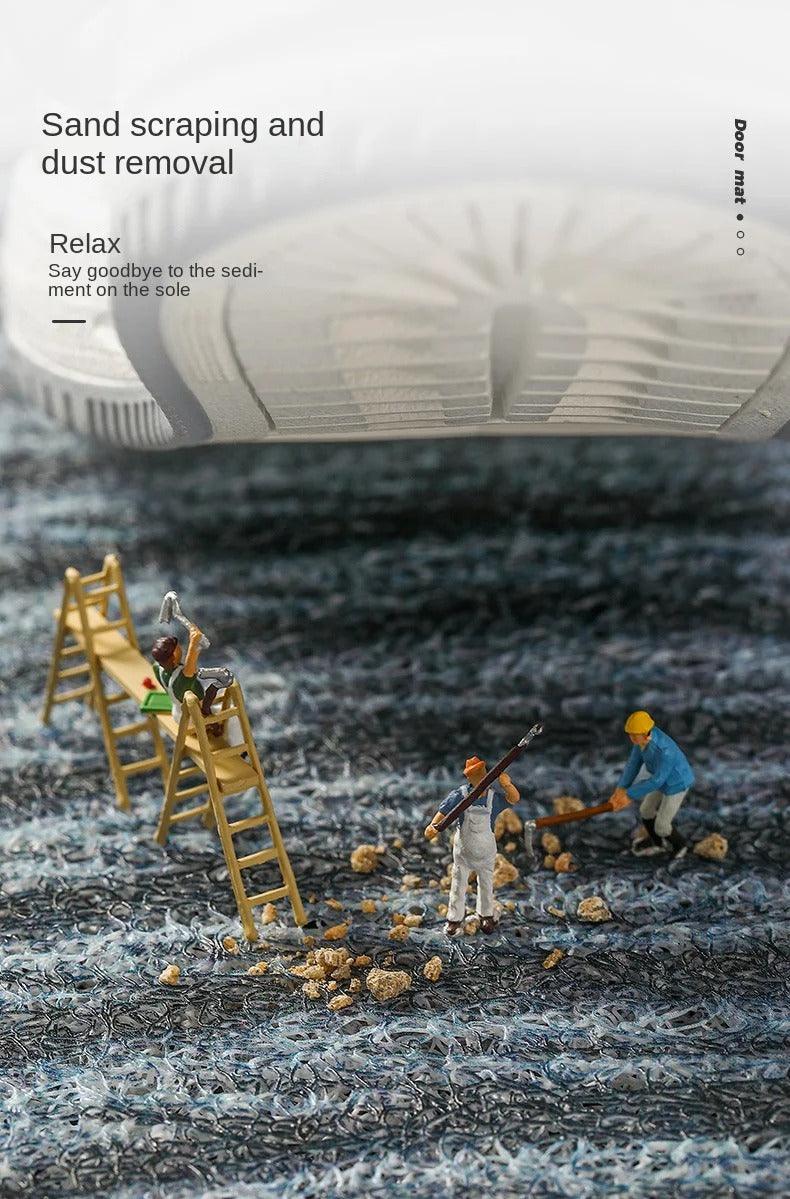 Mænds PVC Dørmåtte i Nordisk Stil 7