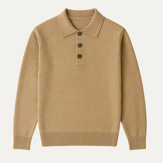 Mænds Poloshirt Klassisk Stil 3-Knap Design 1