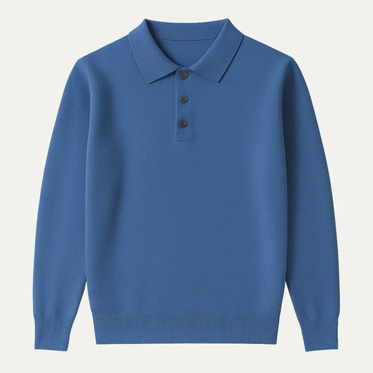 Mænds Poloshirt Klassisk Stil 3-Knap Design 2