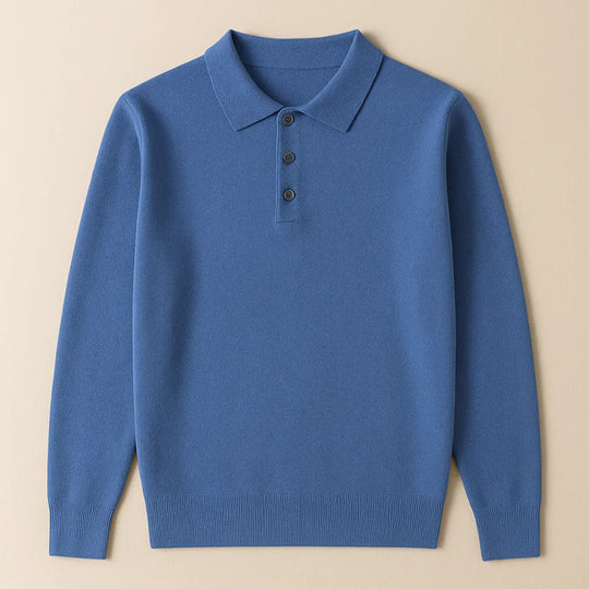 Mænds Poloshirt Klassisk Stil 3-Knap Design 6