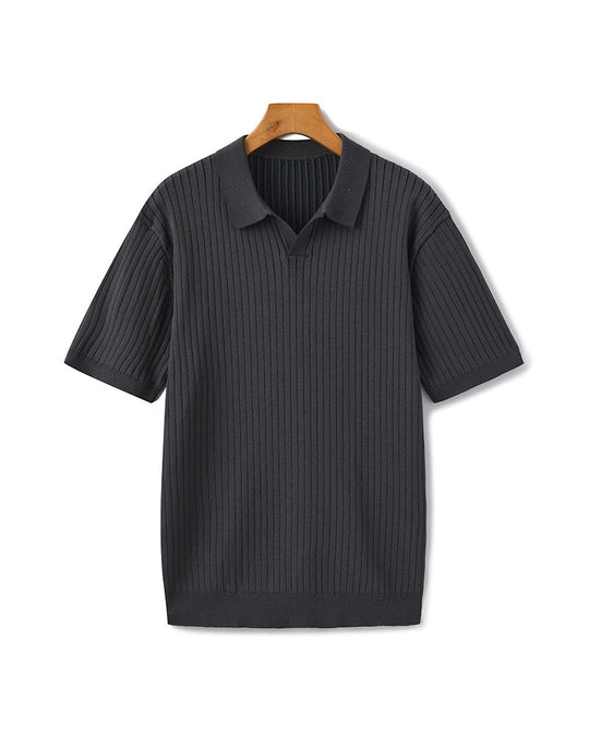 Mænds Poloshirt Ribbet Stil 10