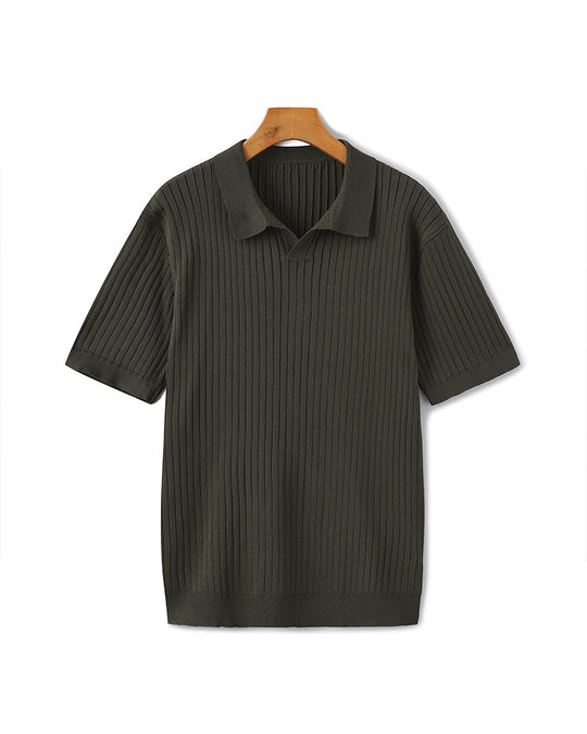 Mænds Poloshirt Ribbet Stil 11