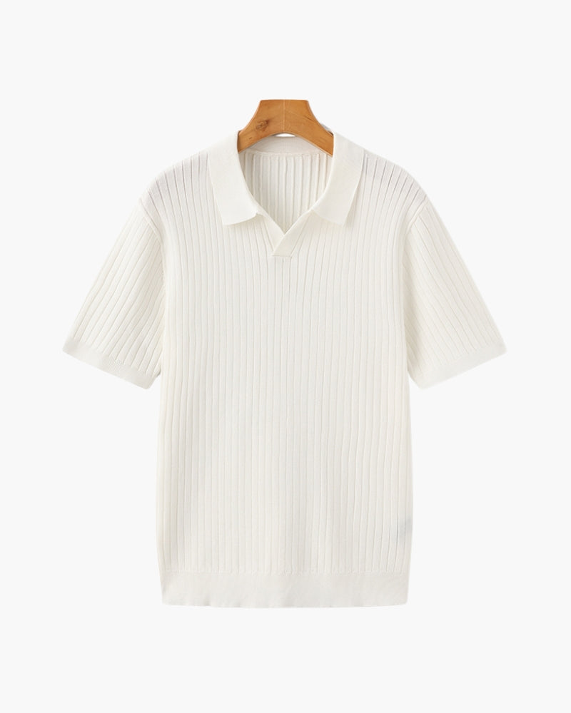 Mænds Poloshirt Ribbet Stil 9