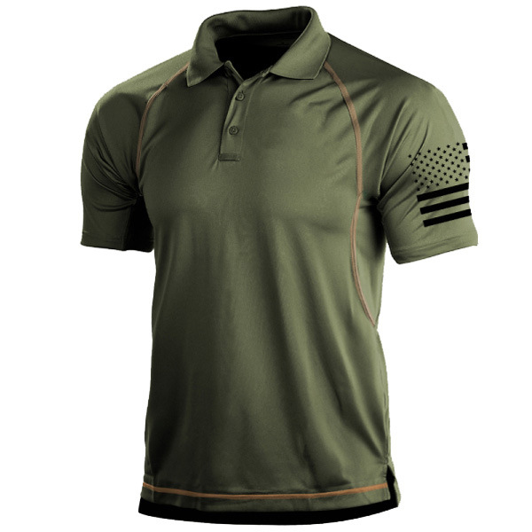 Mænds Poloshirt Sporty Design 1