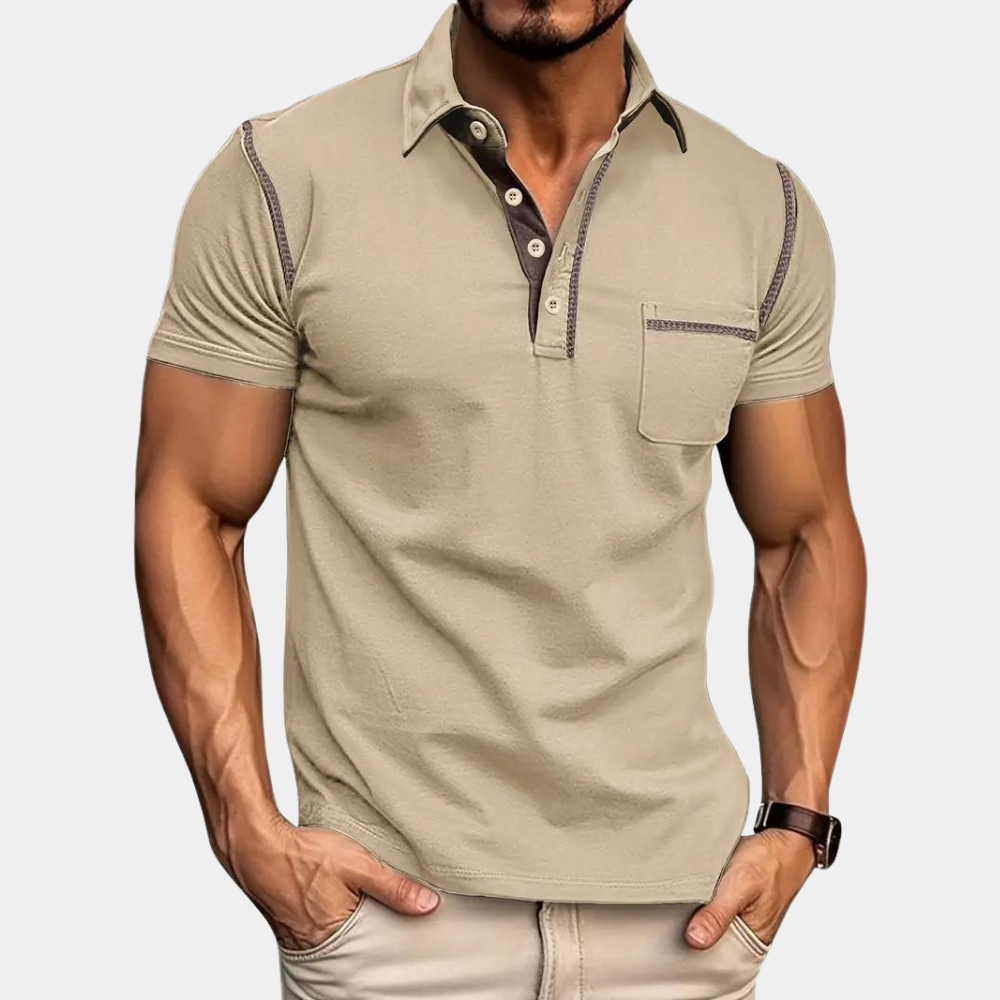 Mænds Poloshirt Stilfuld Design 5