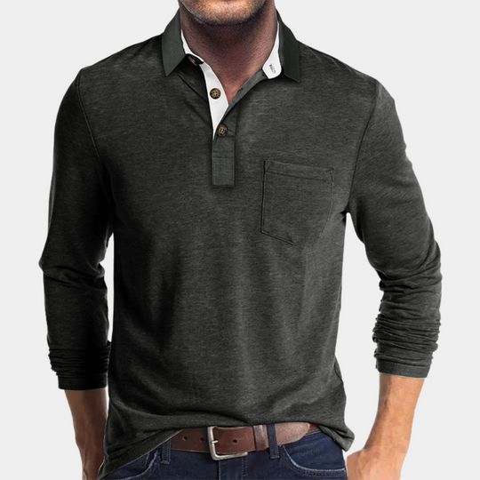 Mænds Poloshirt Trendy Casual Stil 3