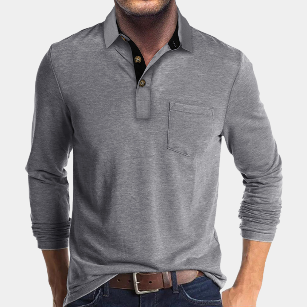 Mænds Poloshirt Trendy Casual Stil 4