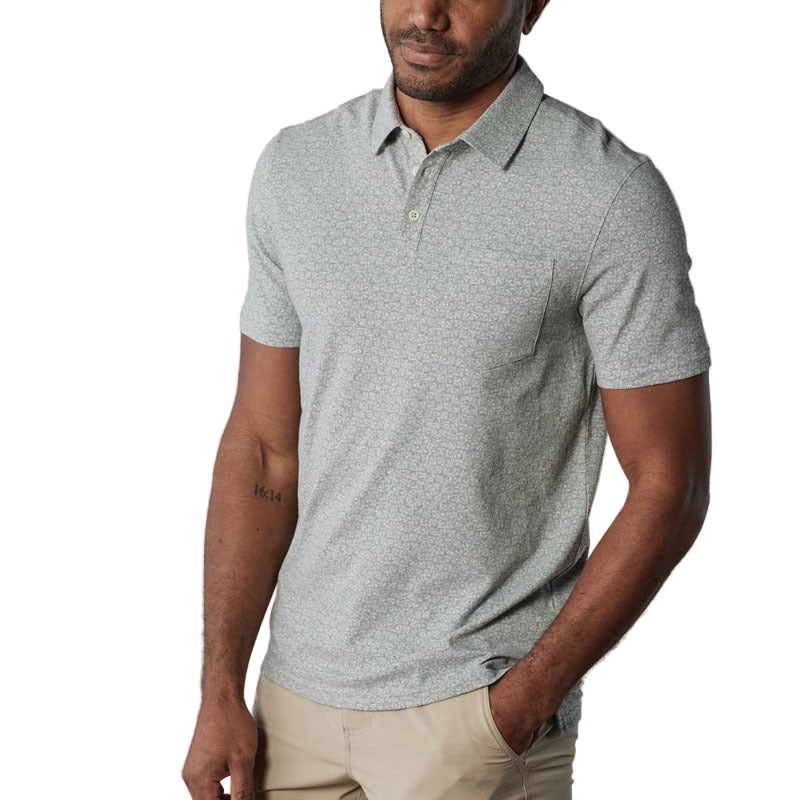 Mænds Poloshirt med Brystlomme Klassisk Stil 4