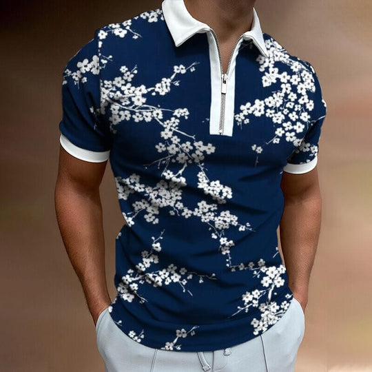 Mænds Poloshirt med Turn-Down Krave 13