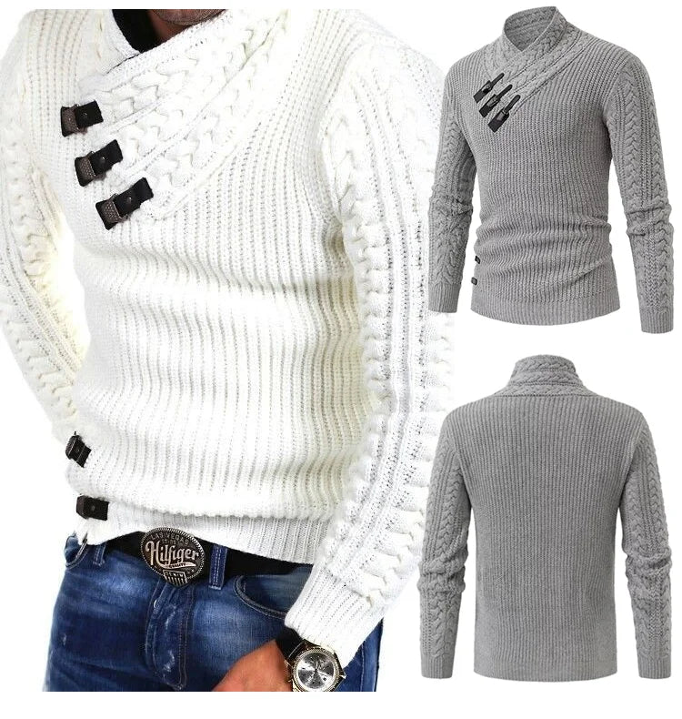 Mænds Pullover Sweater Klassisk Stil 4