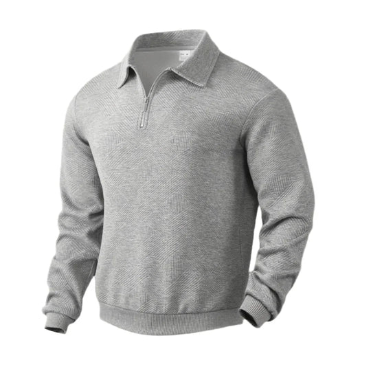 Mænds Quarter Zip Jumper Casual Stil 10