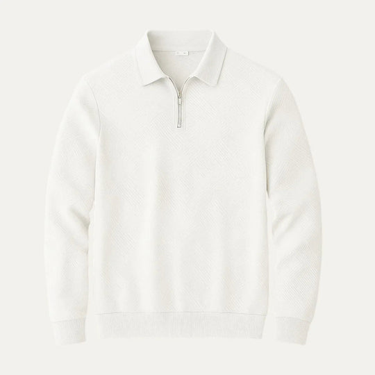 Mænds Quarter Zip Jumper Casual Stil 4