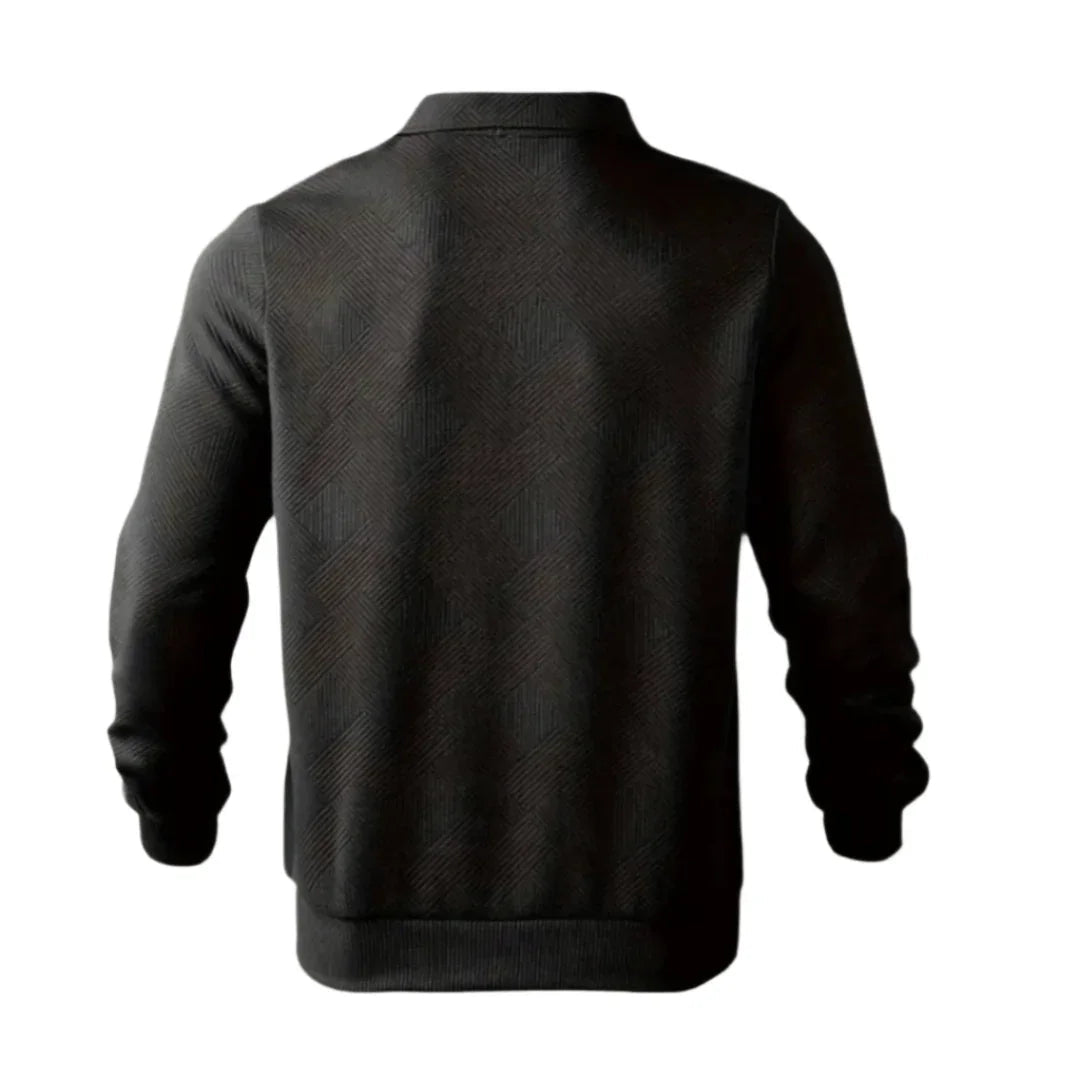 Mænds Quarter Zip Jumper Casual Stil 8