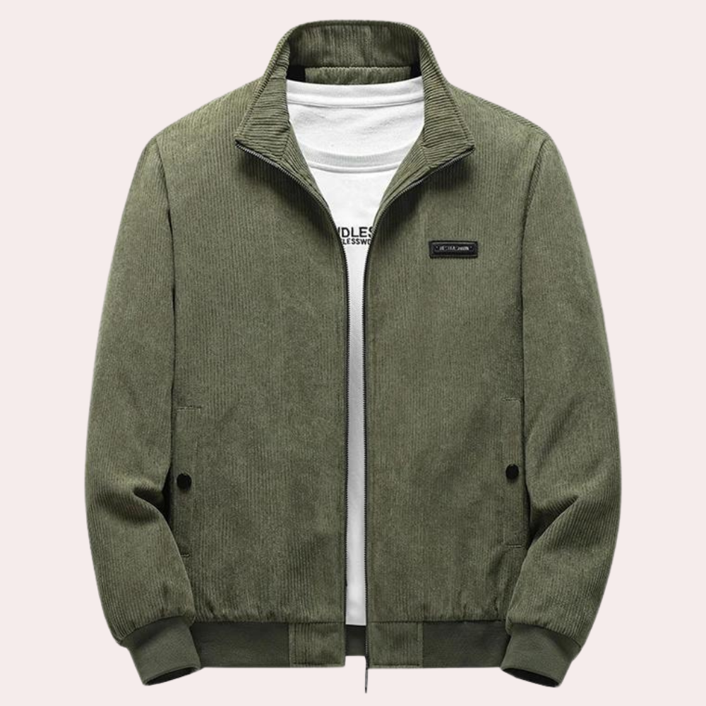 Mænds Retro Fløjlsjakke Skandinavisk Design 1