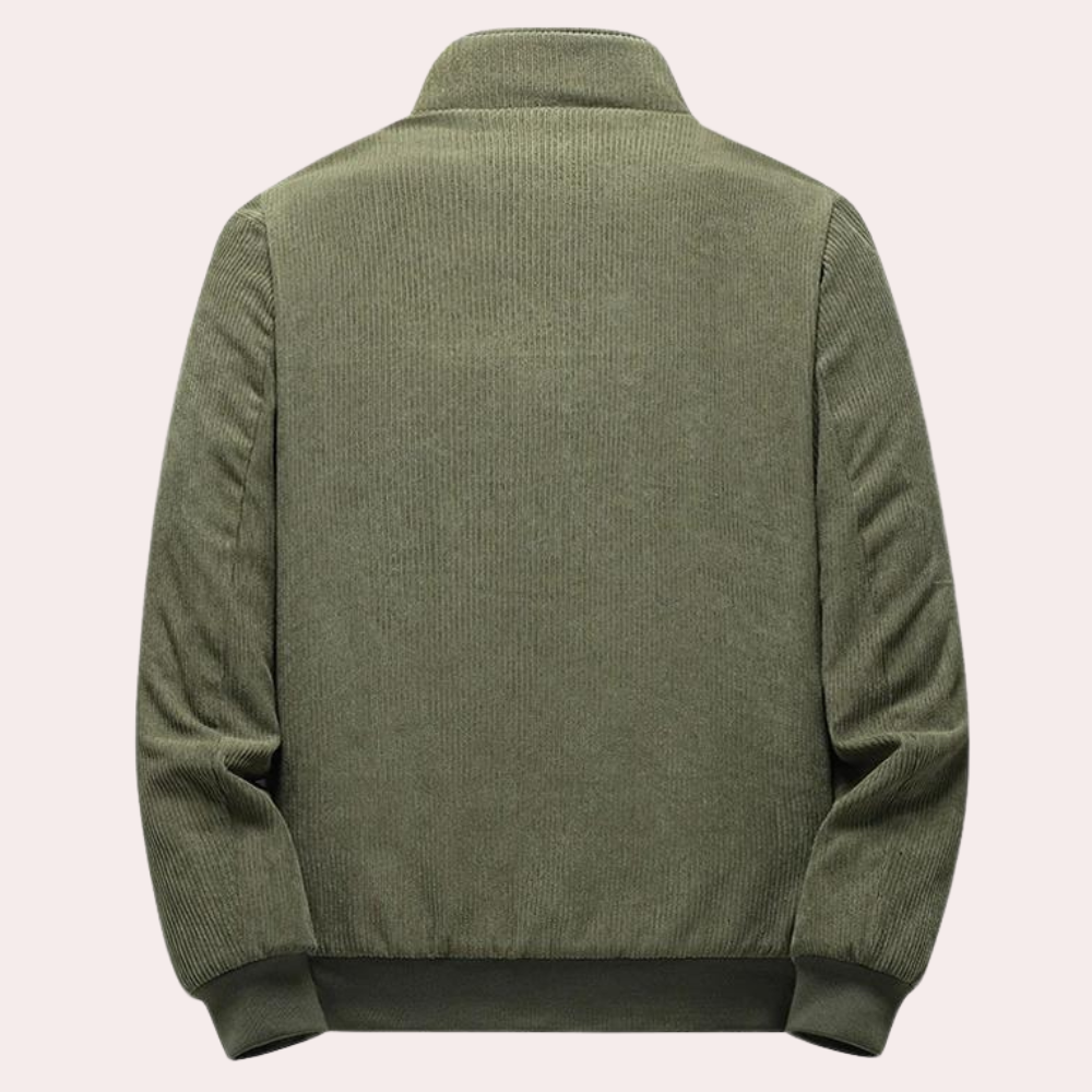 Mænds Retro Fløjlsjakke Skandinavisk Design 2