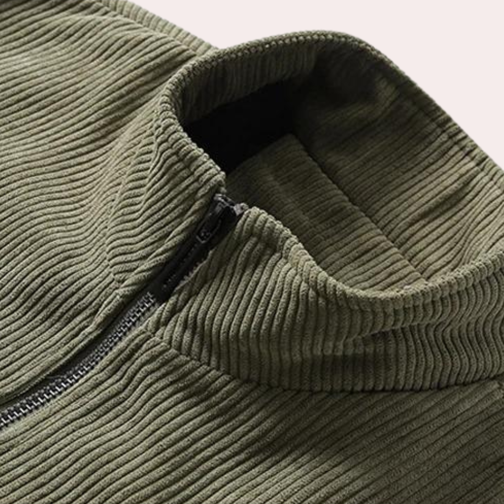 Mænds Retro Fløjlsjakke Skandinavisk Design 3