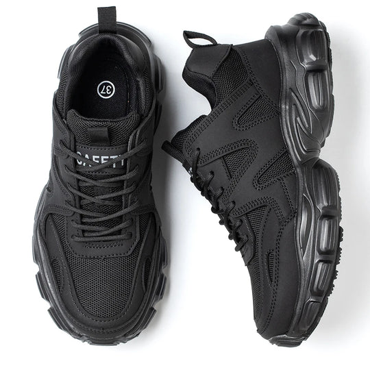 Mænds Sikkerhedssko med Stål Tå og Punkteringssikker Design 3